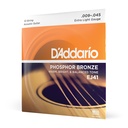 D'Addario 09-45 Extra Light 12-String, Phosphor Bronze Acoustic Guitar Strings