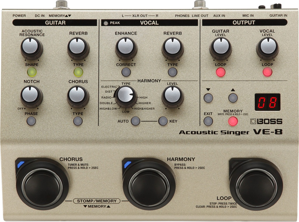 [VE-8] Boss VE-8 Acoustic Singer