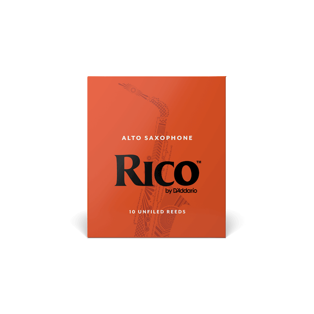 Rico Alto Saxophone Reeds, 2.5, Box of 10