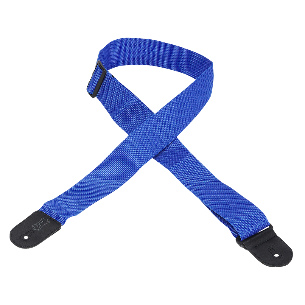 [M8POLY-ROY] Levys M8POLY 2" Poly Guitar Strap, Royal Blue