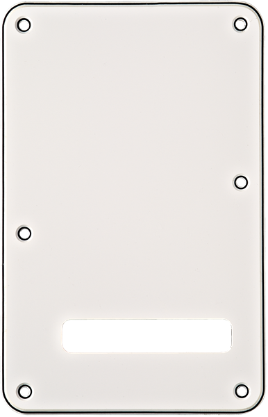 Fender Backplate, Stratocaster®, White (W/B/W), 3-Ply