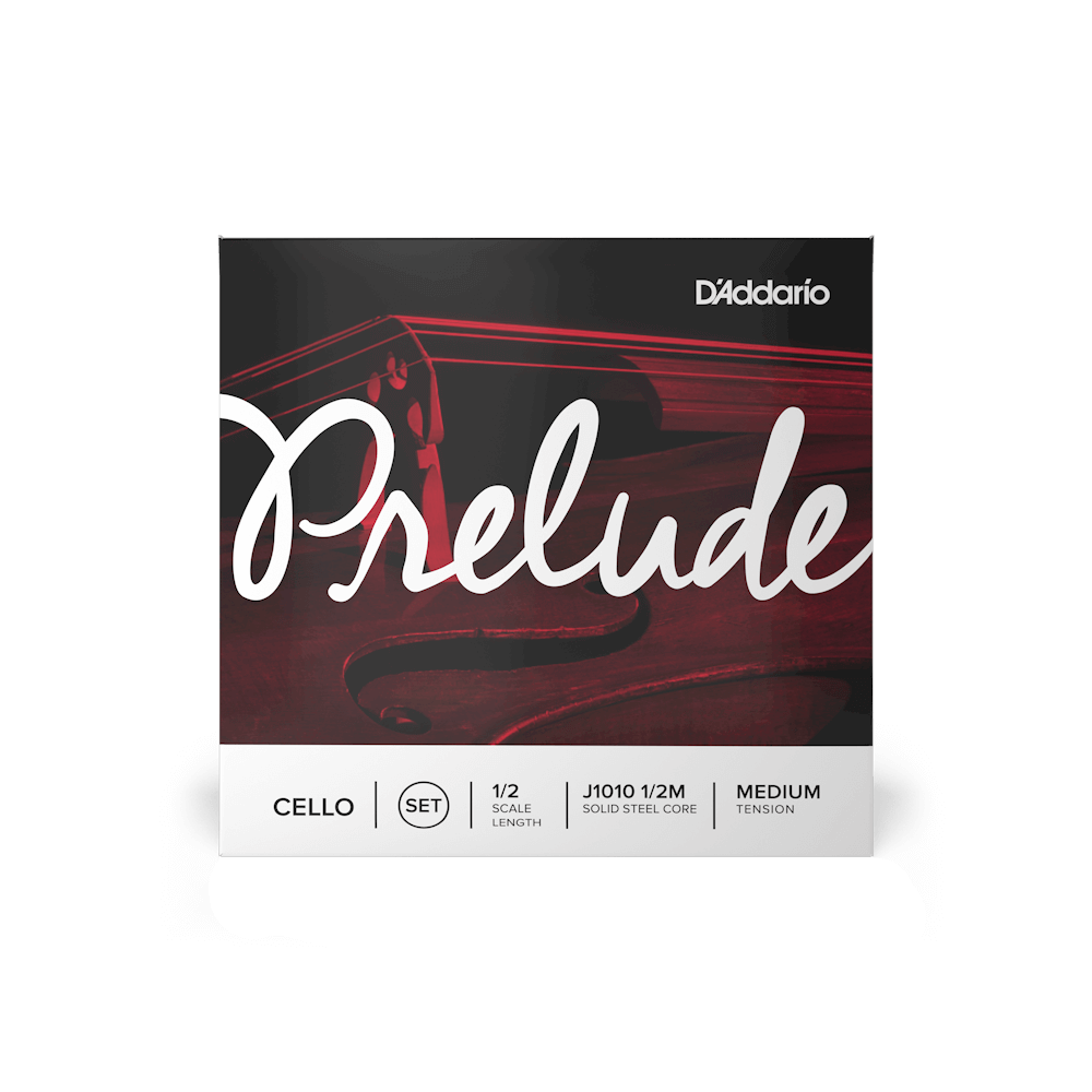 [J1012 1/2M] D'Addario Prelude Cello Single D String, 1/2 Scale, Medium Tension