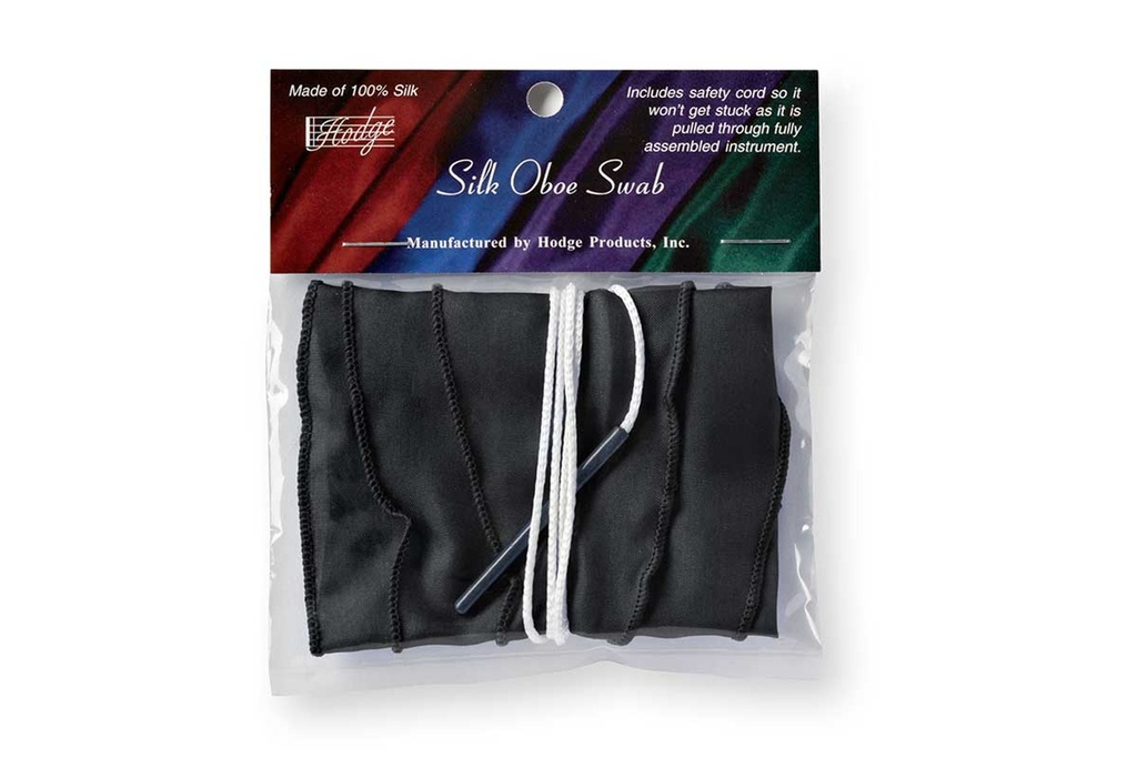 Hodge Silk Oboe Swab, Black