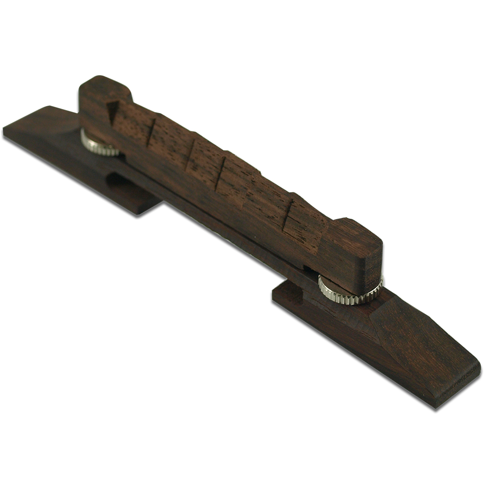 WD Compensated Archtop Bridge, Rosewood/Chrome