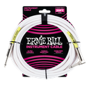 Ernie Ball 20' Straight / Angle Instrument Cable - White