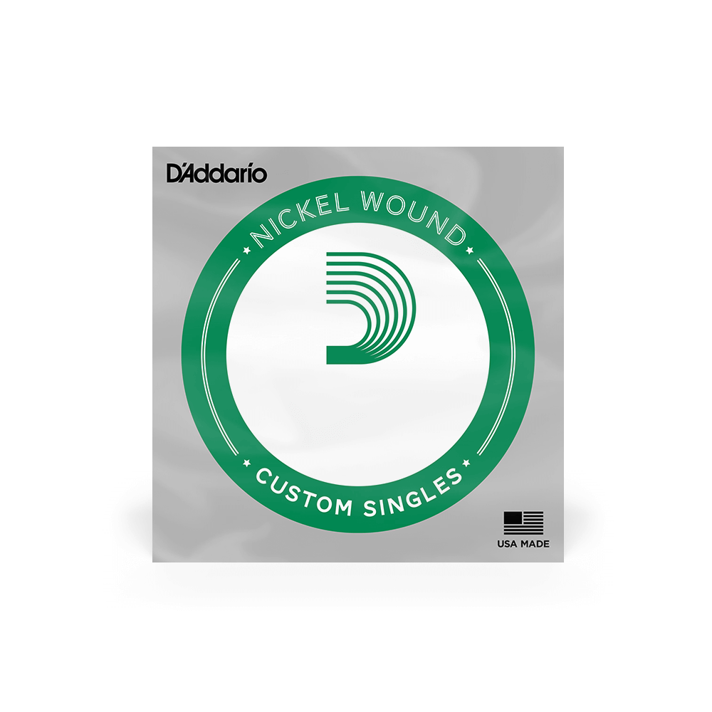 D'Addario XLB018P Plain Steel Bass Guitar Single String, Long Scale, .018