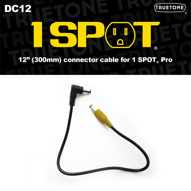 Truetone 1 Spot DC12 12" DC Connector Cable