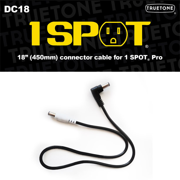 Truetone 1 Spot DC18 18" DC Connector Cable