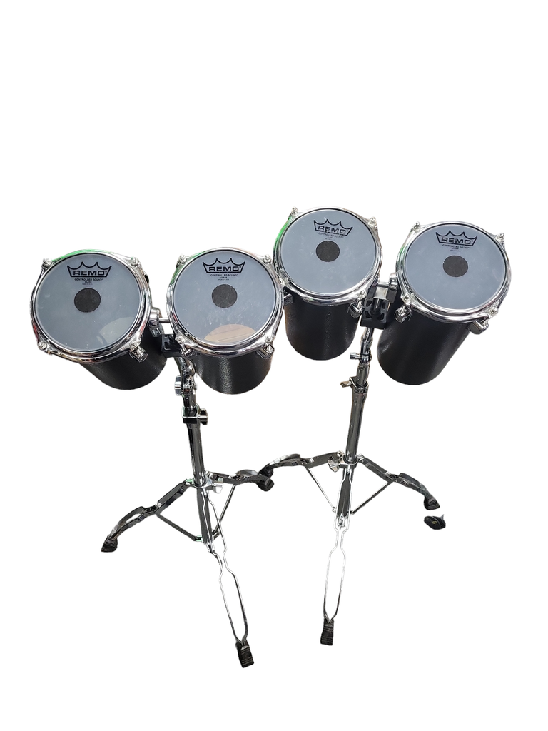 Tama 7580N4H High-Pitch Octoban 4-Piece Set with 2 Stands