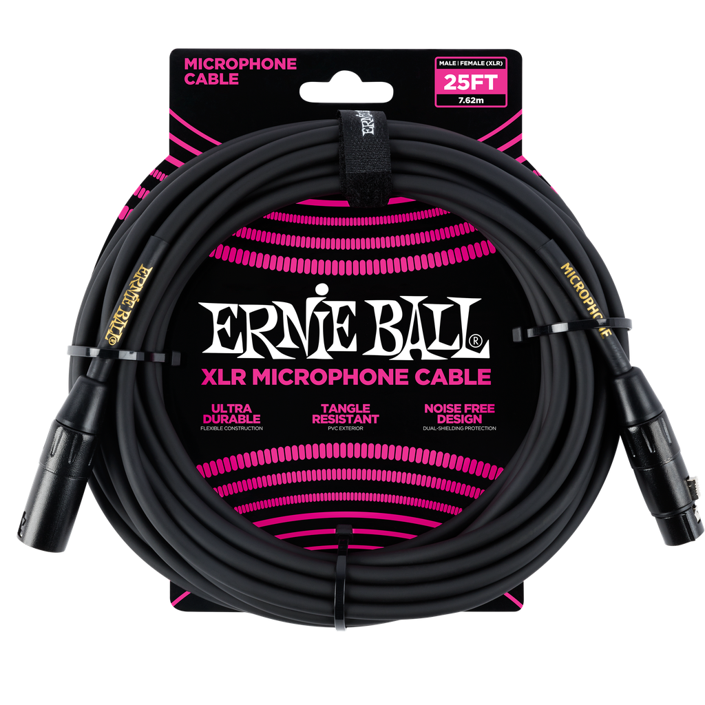 Ernie Ball 25' XLR Microphone Cable  