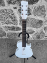 Enya Nova Go White Carbon Fiber Acoustic Travel Guitar w/ Gig Bag