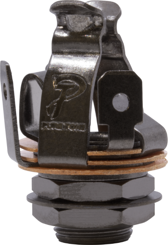 Pure Tone 1/4" Stereo Jack, Black Nickel