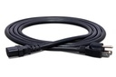 Hosa PWC-415 Heavy Duty Power Cord, 14 AWG, IEC C13 To NEMA 5-15P, 15 ft