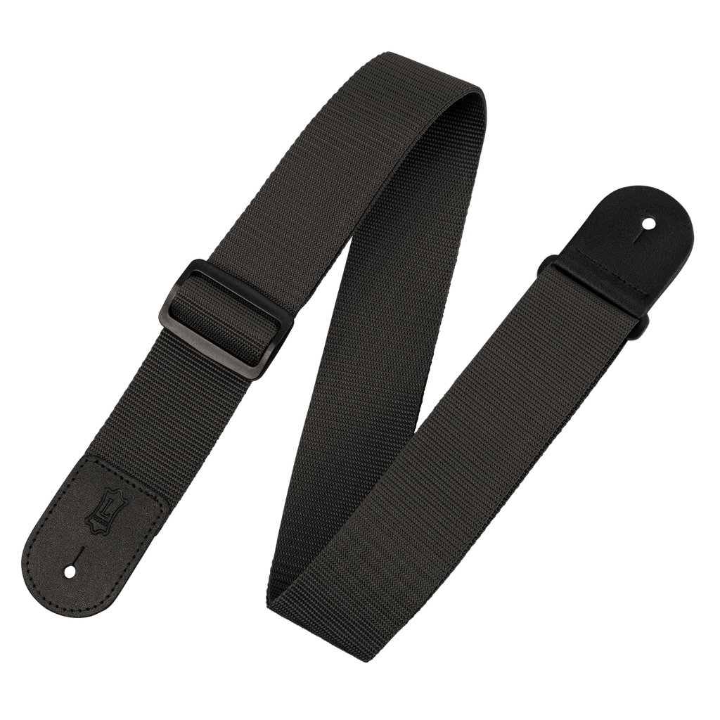 Levy's M8 2" Poly Guitar Strap, Black