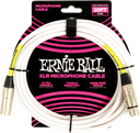 Ernie Ball 20' XLR Microphone Cable, White