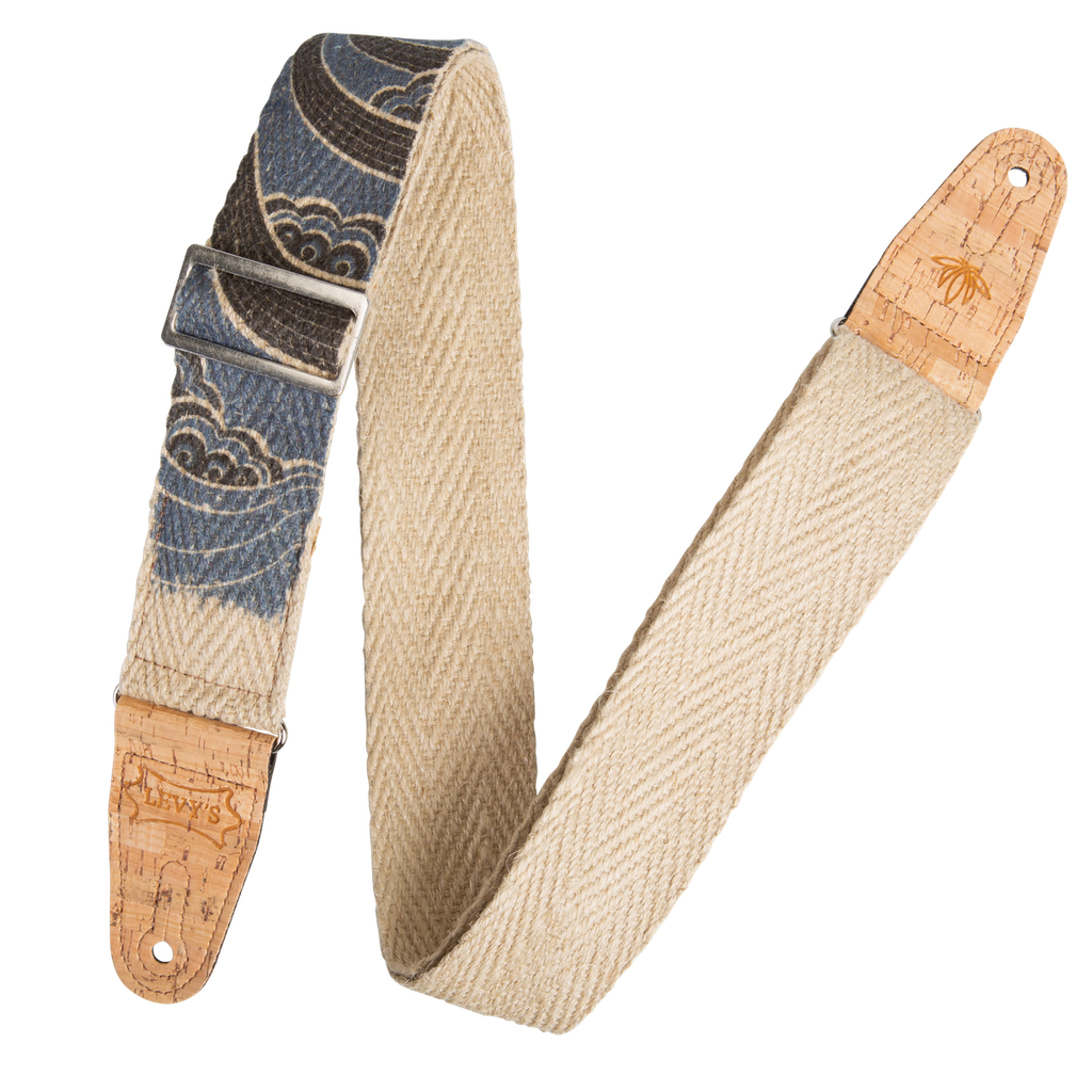 [MH8P-001] Levy's M8HP Vegan Hemp Guitar Strap, Island