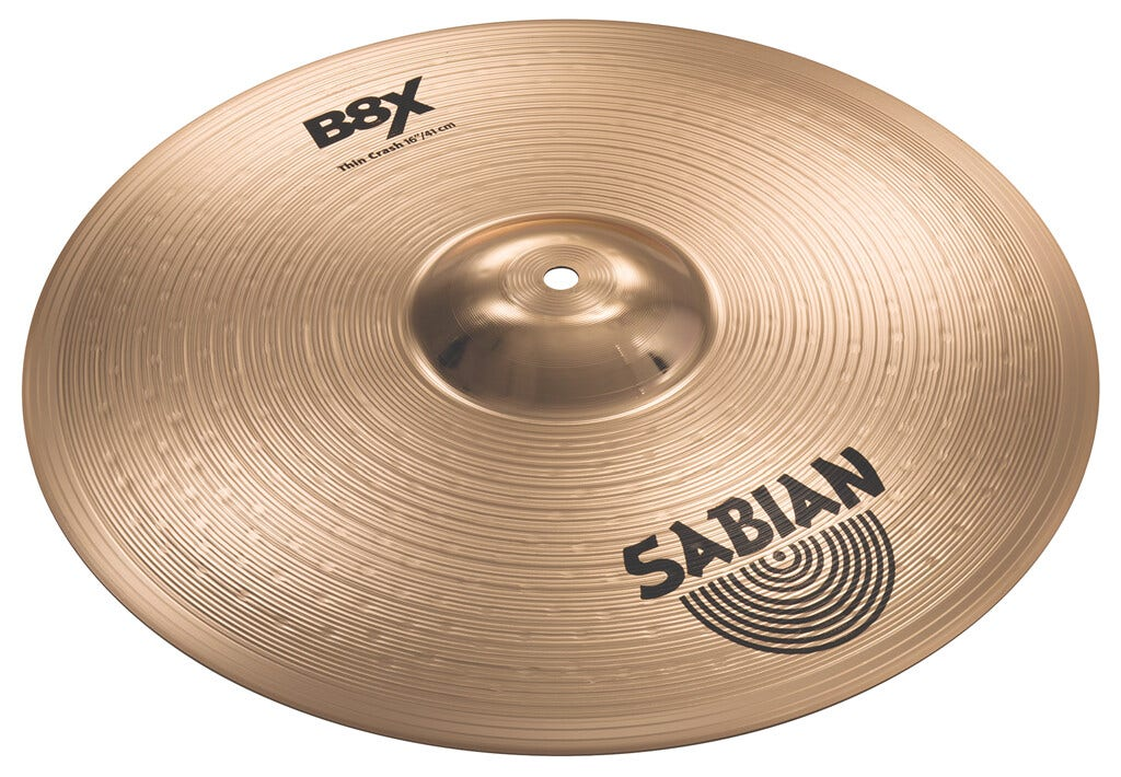 [41606X] Sabian B8X Thin Crash, 16"