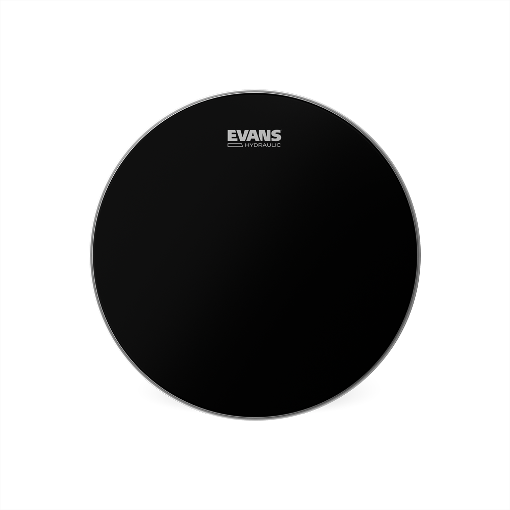 Evans Hydraulic Black Drum Head, 14 Inch
