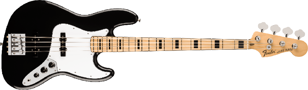 [147702306] Fender Geddy Lee Jazz Bass®, Maple Fingerboard, Black