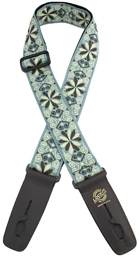 [LIS-304-J19] Lock-It 2" Designer Series Strap, Green Flowers