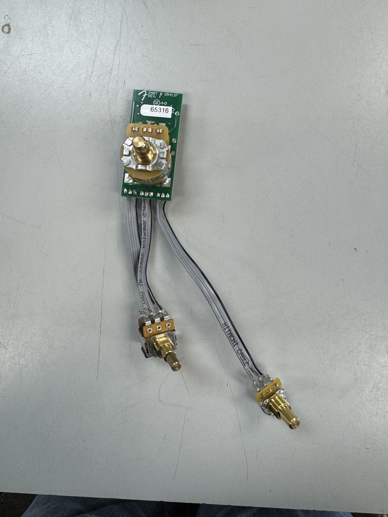 Fender PCB Assembly for Reggie Hamilton Artist Series Signature Standard Jazz Bass