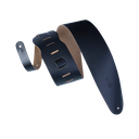 Levy's M4 Lead Leather Series 3" Guitar Strap, Black