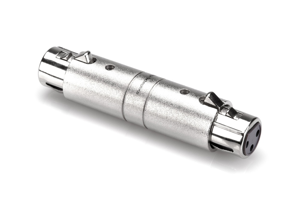 Hosa GXX-145 Gender Changer Adaptor, Female XLR to Same