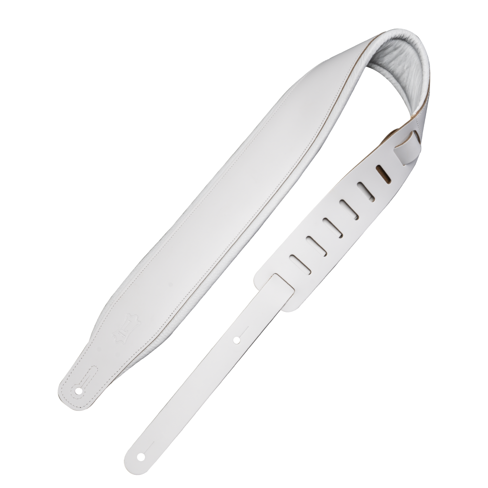 [M26PD-WHT_WHT] Levy's M26PD-WHT_WHT 3" Wide Top Strap, White