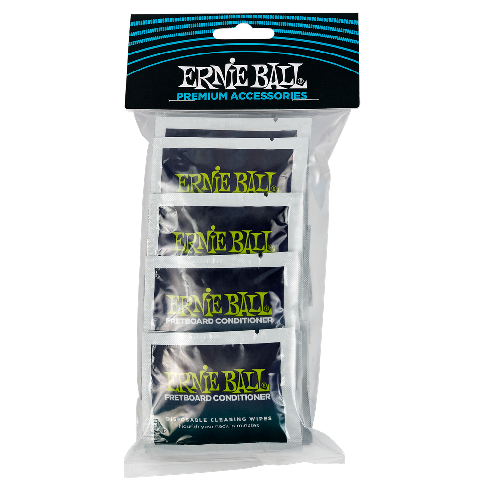 [P04247] Ernie Ball Wonder Wipes Fretboard Conditioner 20 Pack
