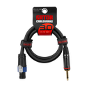 Gator Headliner Series Speaker Cable, 3', 1/4" to Twist Lock
