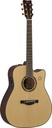 Yamaha TransAcoustic TAG3 C Dreadnaught Acoustic Electric Guitar with Looper, Natural