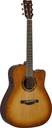Yamaha TransAcoustic TAG3 C Dreadnaught Acoustic Electric Guitar with Looper, Sand Burst