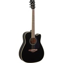 Yamaha FGC-TA FG Cutaway Transacoustic, Black