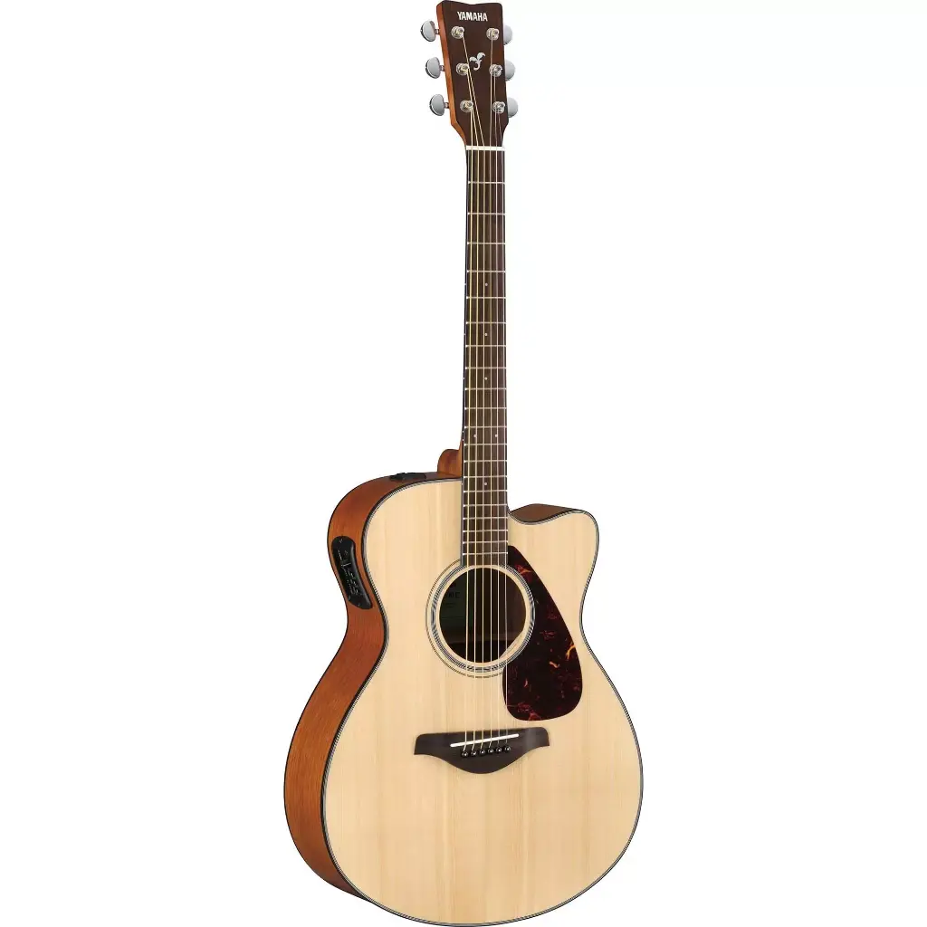 Yamaha FSX800C Small Body Acoustic Electric Guitar, Solid Sitka Spruce Top, Natural