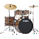 Tama IE52C Imperialstar 5pc Complete Drum Kit, Coffee Teak Wrap