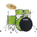 Tama ST52H5C Stagestar 5pc Complete Drum Kit, Lime Green Sparkle