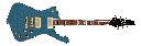 Ibanez Iceman IC420 Electric Guitar, Antique Blue Metallic