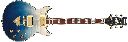 Ibanez Artist AR420 Electric Guitar, Transparent Blue Gradation