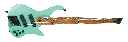 Ibanez EHB Ergonomic Headless 5-String Multi-scale Bass, Sea Foam Green Matte 