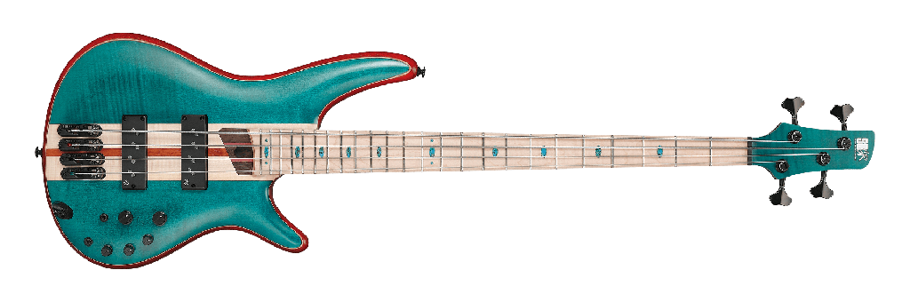 [SR1420BCGL] Ibanez Premium SR1420B Bass, Caribbean Green Low Gloss