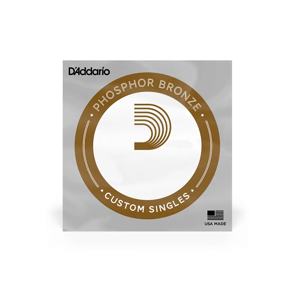 [PB036] D'Addario .036 Acoustic Phosphor Bronze Single String