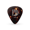 D'Addario Shell-Color Celluloid Guitar Picks, Medium, 25 Pack