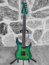Schecter C-6 Pro, Aqua Burst