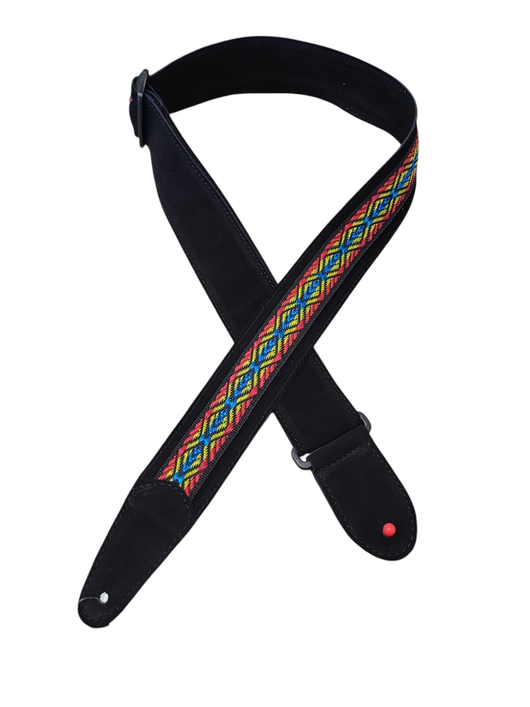 [HP-2BLK-05] Henry Heller HP-2BLK-05 Peruvian Guitar Strap