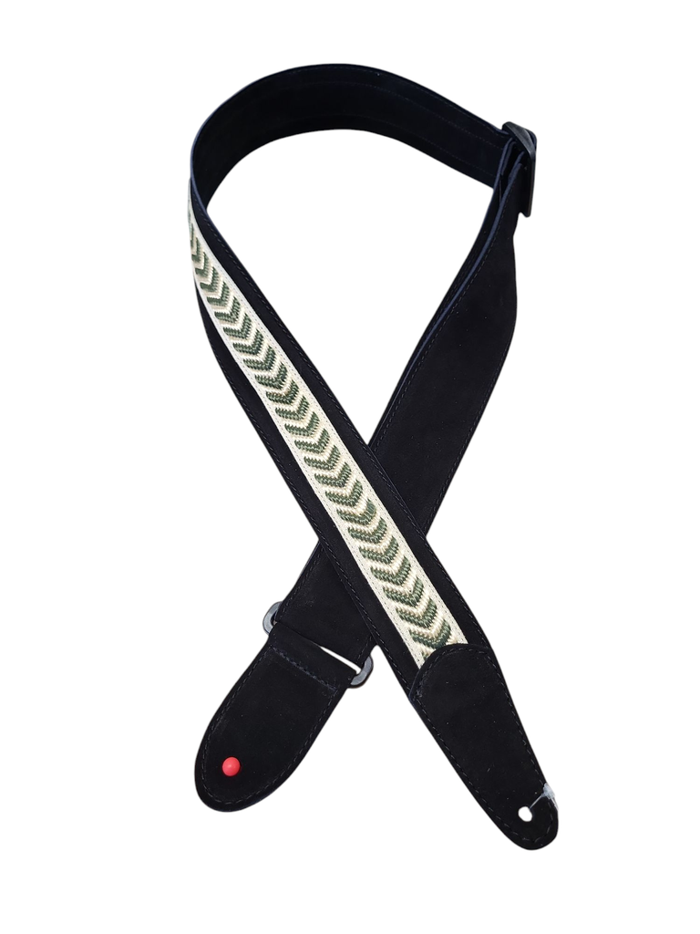 [HP-2BLK-06] Henry Heller HP-2BLK-06 Peruvian Guitar Strap