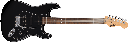 Fender Standard Stratocaster® HSS, Laurel Fingerboard, Black Pickguard, Black