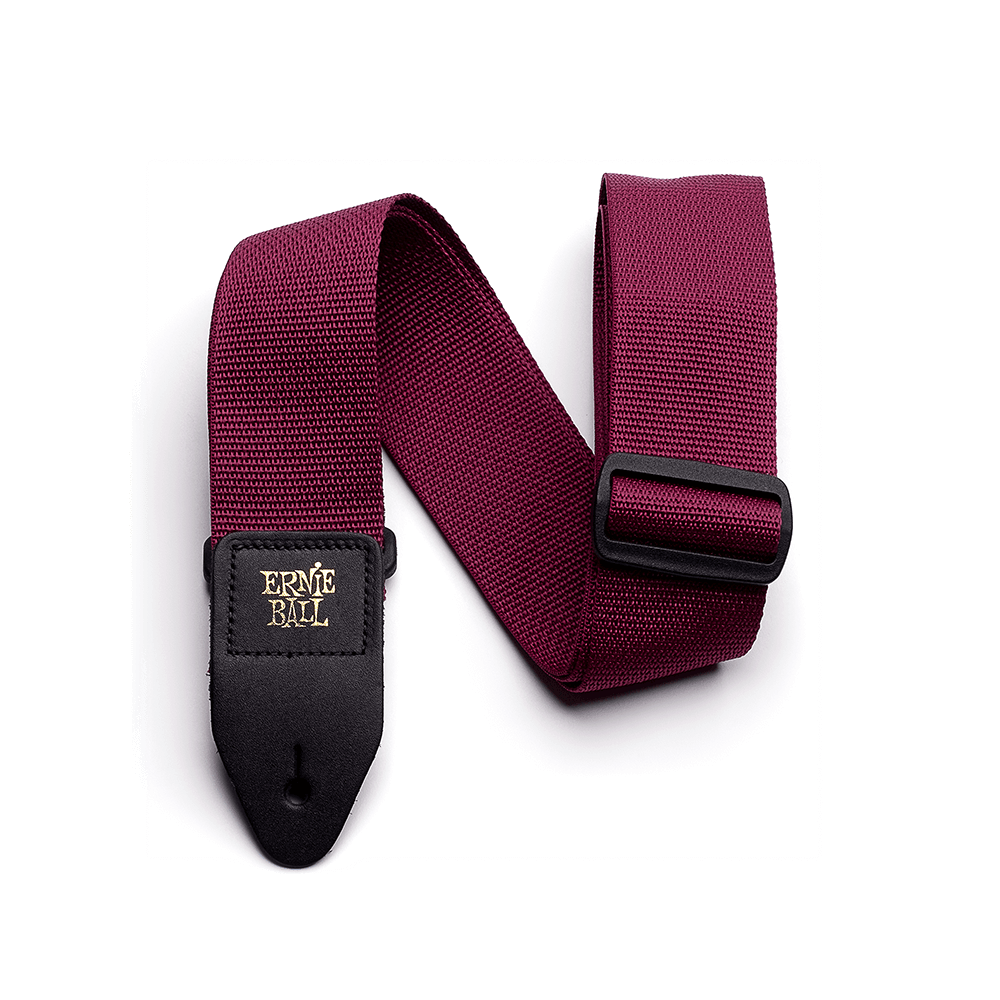 Ernie Ball Burgundy Polypro Guitar Strap  