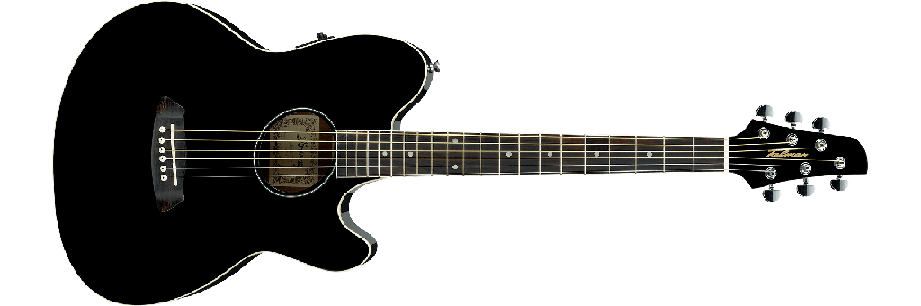 Ibanez TCY10E Talman Acoustic Electric Guitar, Black High Gloss