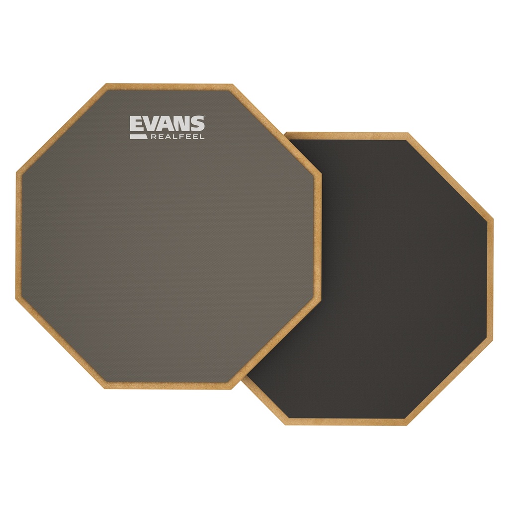 [RF6D] RealFeel™ by EVANS 2-Sided Drum Practice Pad, 6 Inch