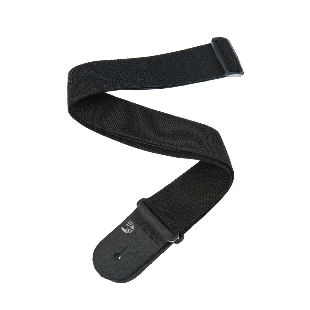[PWS100] D'Addario Polypropylene Guitar Strap, Black